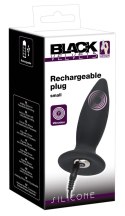 Black Velvets Stożkowy Korek Wibracyjny S 11cm czarny silikonowy Black Velvets