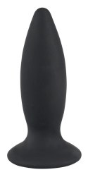Black Velvets Stożkowy Korek Wibracyjny S 11cm czarny silikonowy Black Velvets
