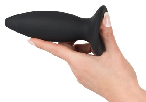 Black Velvets Stożkowy Korek Wibracyjny S 11cm czarny silikonowy Black Velvets