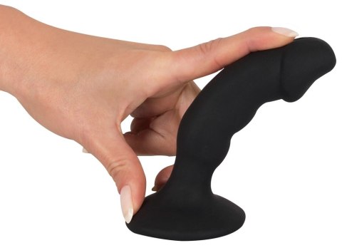 Black Velvets Wibrujący Korek Anatomiczny 7 Trybow Czarny 14 cm Black Velvets