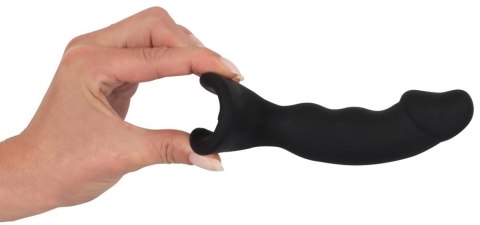 Black Velvets Wibrujący Korek Anatomiczny 7 Trybow Czarny 14 cm Black Velvets