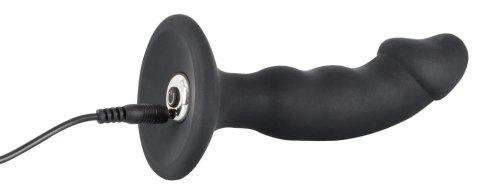 Black Velvets Wibrujący Korek Anatomiczny 7 Trybow Czarny 14 cm Black Velvets