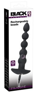 Black Velvets model 60383 - silikonowy korek analny z wibracją, czarny Black Velvets
