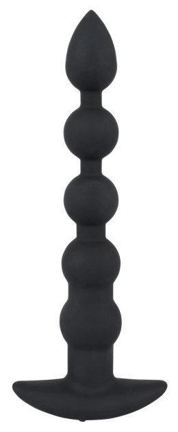 Black Velvets model 60383 - silikonowy korek analny z wibracją, czarny Black Velvets