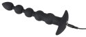 Black Velvets model 60383 - silikonowy korek analny z wibracją, czarny Black Velvets
