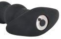 Black Velvets model 60383 - silikonowy korek analny z wibracją, czarny Black Velvets