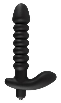 Black Velvets model z wypustkami - czarny, 17 cm, silikonowy Black Velvets