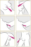 Couples Choice Spot - Wibrator punktowy rożowy, 10 trybow, 17,5 cm Couples Choice