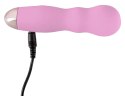 Cuties Mini Wibrator Rożowy 7 Trybow Wodoodporny 12,4 cm USB Cuties