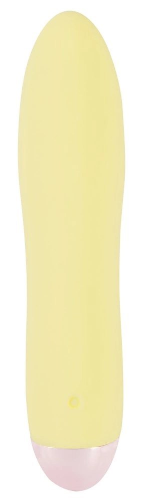 Cuties Mini Wibrator Smukły Żołty 7 Trybow USB 13,2 cm Cuties