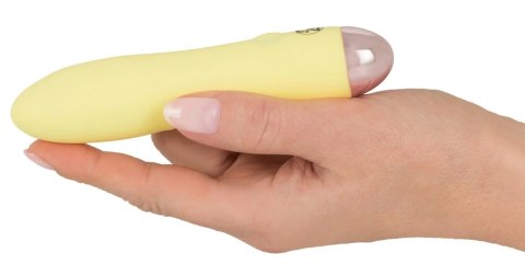 Cuties Mini Wibrator Smukły Żołty 7 Trybow USB 13,2 cm Cuties