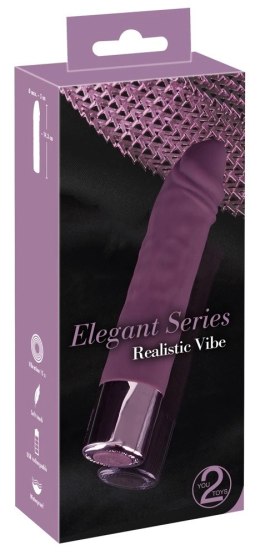 Elegant Series Mini Vibe fioletowy 14,3 cm - 15 trybow, ładowalny Elegant Series