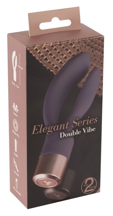 Elegant Series model Rabbit - kompaktowy masażer wielofunkcyjny 15 cm Elegant Series