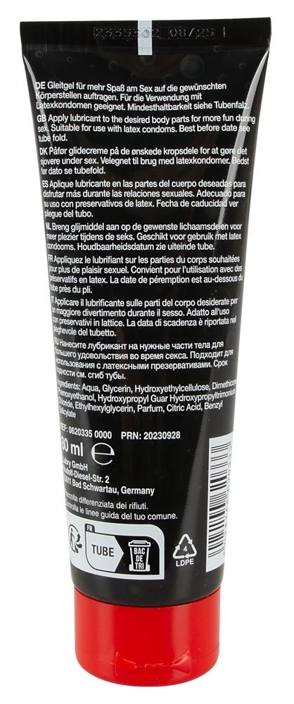 Flutschi Żel Anatomiczny Hybrydowy Ambra 80 ml - silikonowo-wodny Flutschi