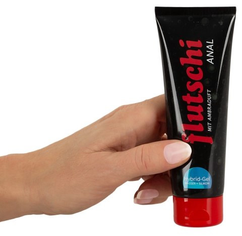 Flutschi Żel Anatomiczny Hybrydowy Ambra 80 ml - silikonowo-wodny Flutschi