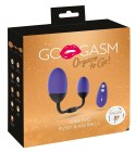 Gogasm Kulki Treningowe Silikonowe Fioletowe 7 Trybow 21cm GoGasm