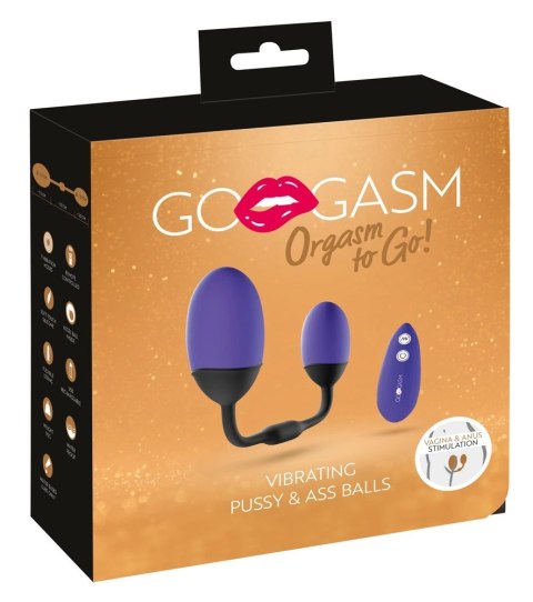 Gogasm Kulki Treningowe Silikonowe Fioletowe 7 Trybow 21cm GoGasm