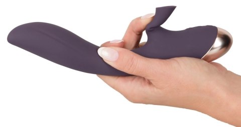 Javida Intymny Wibrator z Ssącą Przyssawką 12 Trybow Wodoodporny 21,6 cm JAVIDA