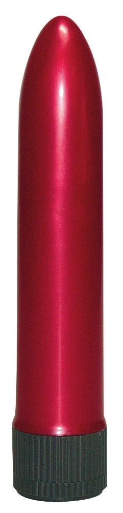 Mandy Mystery Baby Vibe Mini Wibrator Czerwony Metaliczny 13cm Mandy Mystery