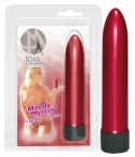 Mandy Mystery Baby Vibe Mini Wibrator Czerwony Metaliczny 13cm Mandy Mystery