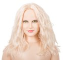 NMC Lucy Siedząca lalka dmuchana blond, wyjmowany wkład anatomiczny 132cm NMC