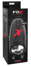 PDX Elite Moto Bator - Automatyczna maszyna intymna z funkcją ssania i wstrząsow, 22,7 cm PDX