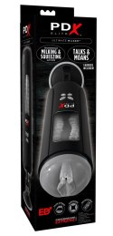 Pipedream PDX Elite Automatic Expert czarny system intymny z dźwiękiem 5-biegowy PDX