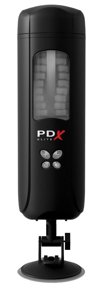Pipedream PDX Elite Automatic Expert czarny system intymny z dźwiękiem 5-biegowy PDX
