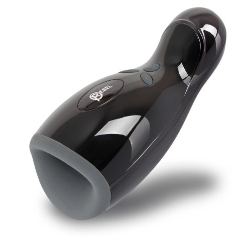 Rebel Intimate Device 3w1 Czarny - Wibracje, Grzanie, Ruch 20cm Rebel