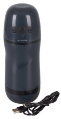 Rebel Intimate Device Vibration & Suction Czarny 21,8 cm - podręczny model Rebel