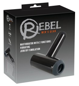 Rebel Intimate Machine Black - Model z Uchwytem i 2 Trybami Funkcji Rebel