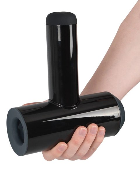 Rebel Intimate Machine Black - Model z Uchwytem i 2 Trybami Funkcji Rebel