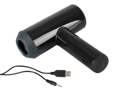 Rebel Intimate Machine Black - Model z Uchwytem i 2 Trybami Funkcji Rebel