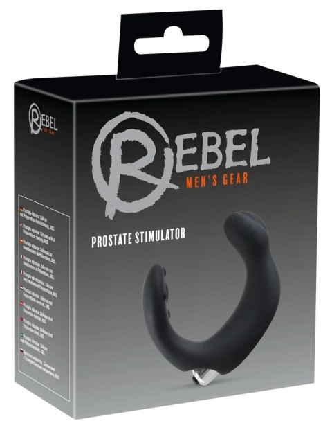 Rebel Model C Czarna Maszyna Intymna do Masażu Prostaty i Krocza 20cm Rebel