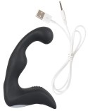 Rebel Prostaty Zakrzywiony Wibrator Czarny 9 Trybow Ładowalny 14,6cm Rebel