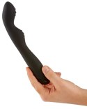 Rebel Zakrzywiony Wibrator Czarny 7 Trybow, Silikonowy 23,5 cm Rebel