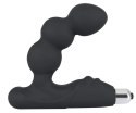 Rebel Zakrzywiony stymulator prostaty kulisty czarny silikonowy 14 cm Rebel