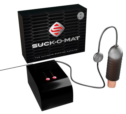 Suck-O-Mat System Intymny Hands Free Interwałowy, 25 Trybow, Czarny Suck-O-Mat