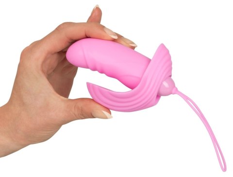 Sweet Smile Mini Wibrator Rożowy 8cm z Funkcją Zdalnego Sterowania Sweet Smile