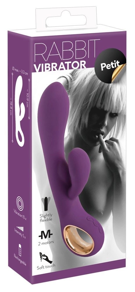 You2Toys Double Stimulation System Soft Touch 18,8 cm fioletowy You2Toys