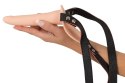 You2Toys Pasek z anatomicznym wibratorem 10 trybow, silikon, czarny You2Toys