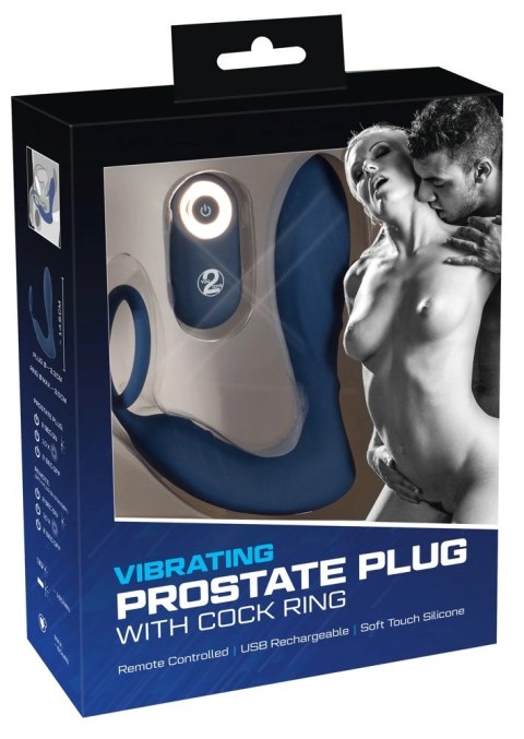You2Toys Prostata model analny z pilotem 10 trybow wibracji czarny You2Toys