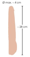 You2Toys Push It! zaawansowany model z funkcją automatycznego ruchu, TPE, 27,5 cm You2Toys