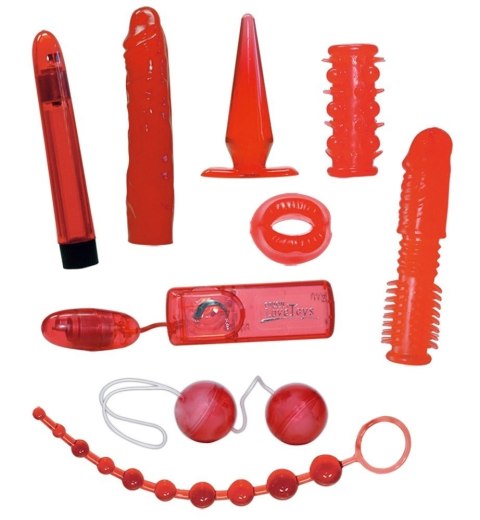 You2Toys Red Roses Zestaw 9-częściowy dla dorosłych, czerwony You2Toys