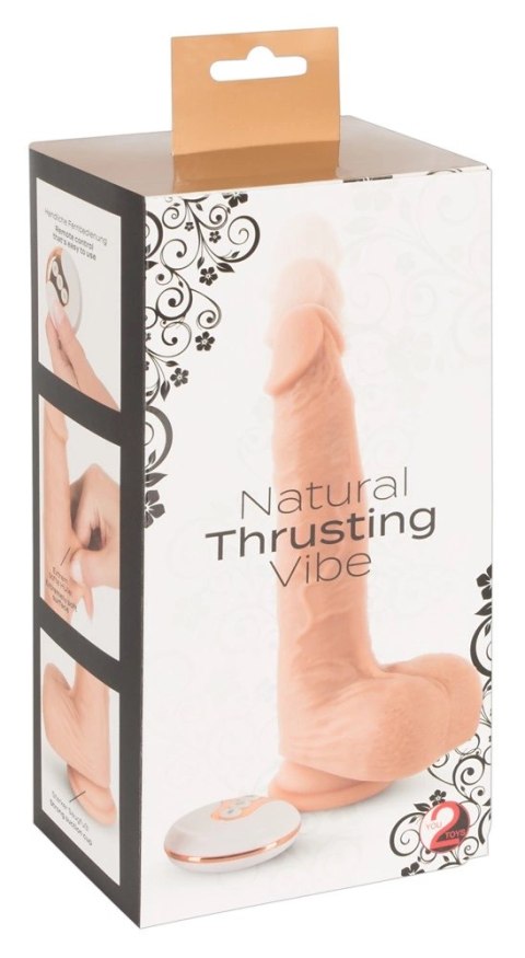 You2Toys Wibrator pchający Push Vibrator 7+5 trybow silikonowy 21-24 cm You2Toys