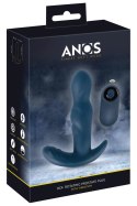 ANOS RC Rotating Prostate Plug Niebieski - Silikonowy masażer z pilotem ANOS