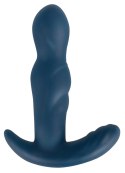 ANOS RC Rotating Prostate Plug Niebieski - Silikonowy masażer z pilotem ANOS