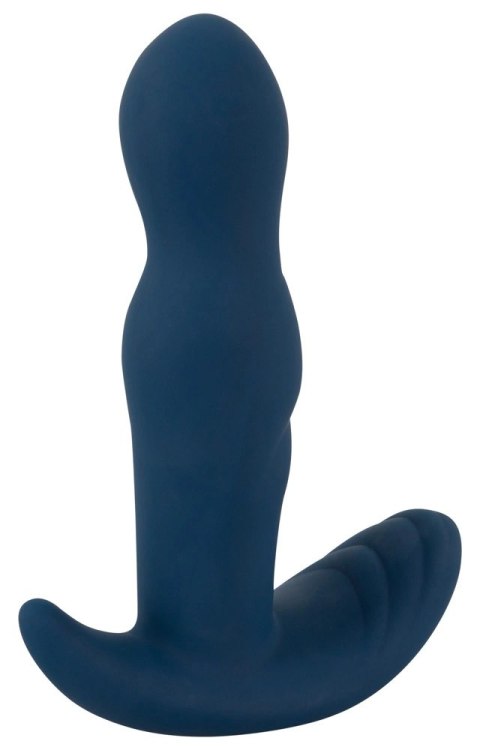 ANOS RC Rotating Prostate Plug Niebieski - Silikonowy masażer z pilotem ANOS