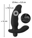 ANOS Wibrator Prostaty 14 cm Czarny Silikonowy 10 Trybow USB ANOS
