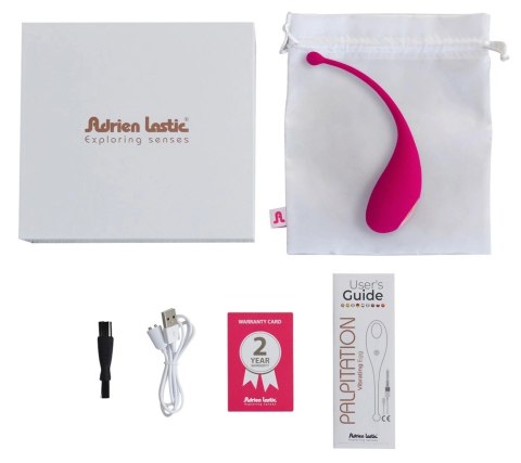 Adrien Lastic Palpitation Rożowe Jajeczko Aplikacja Bluetooth 18cm Adrien Lastic
